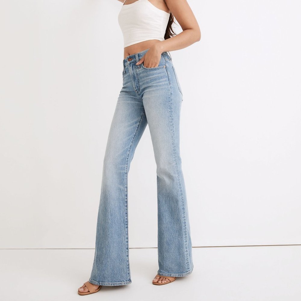 Madewell Perfect Vintage Flare Jean Delavan Wash NWT Size 26 P
